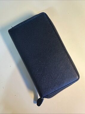 Zip Around Cash Envelope Budget System Wallet - Black